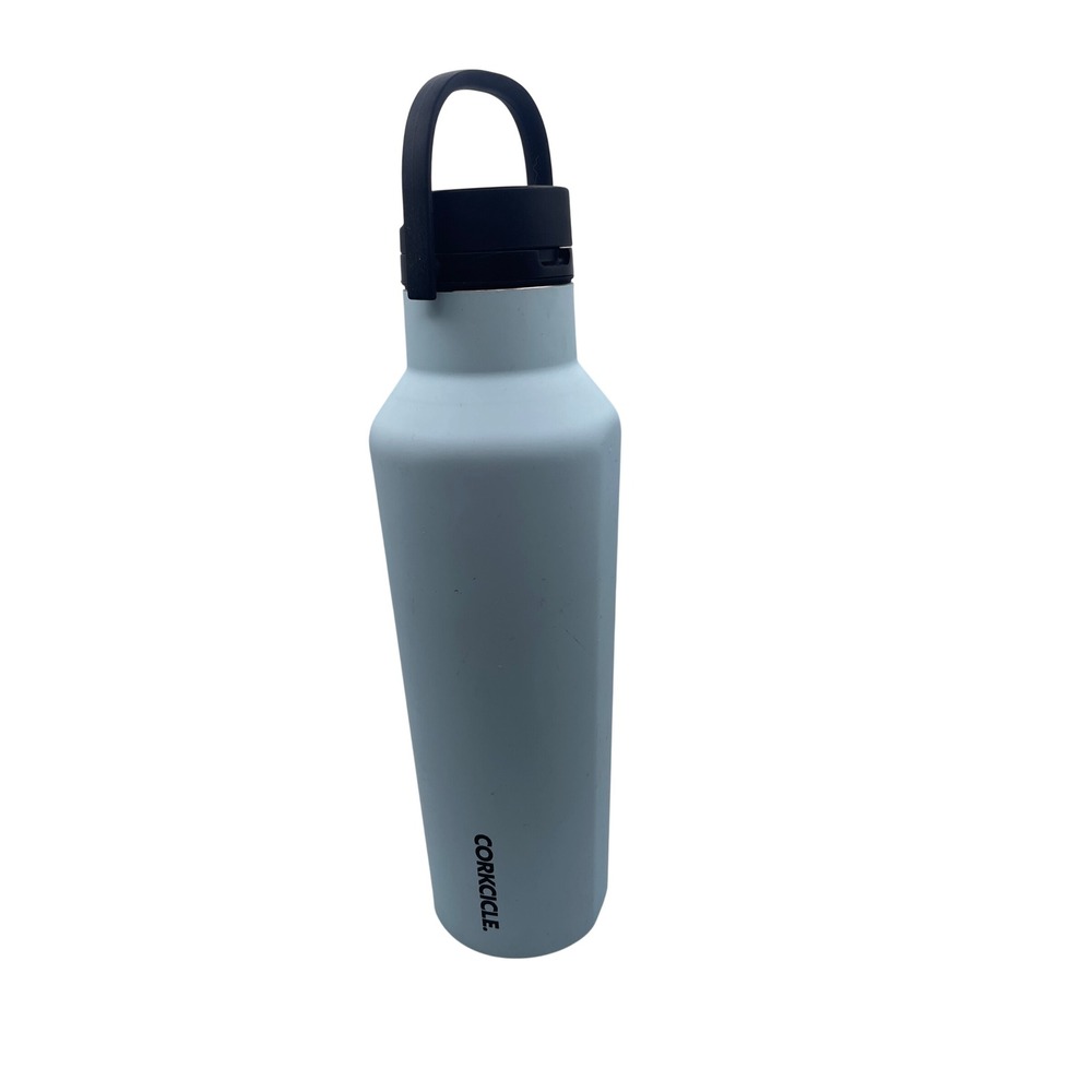 Corkcicle Series A Sport Canteen Soft Touch Powder Blue 20oz Water Bottle 600mL